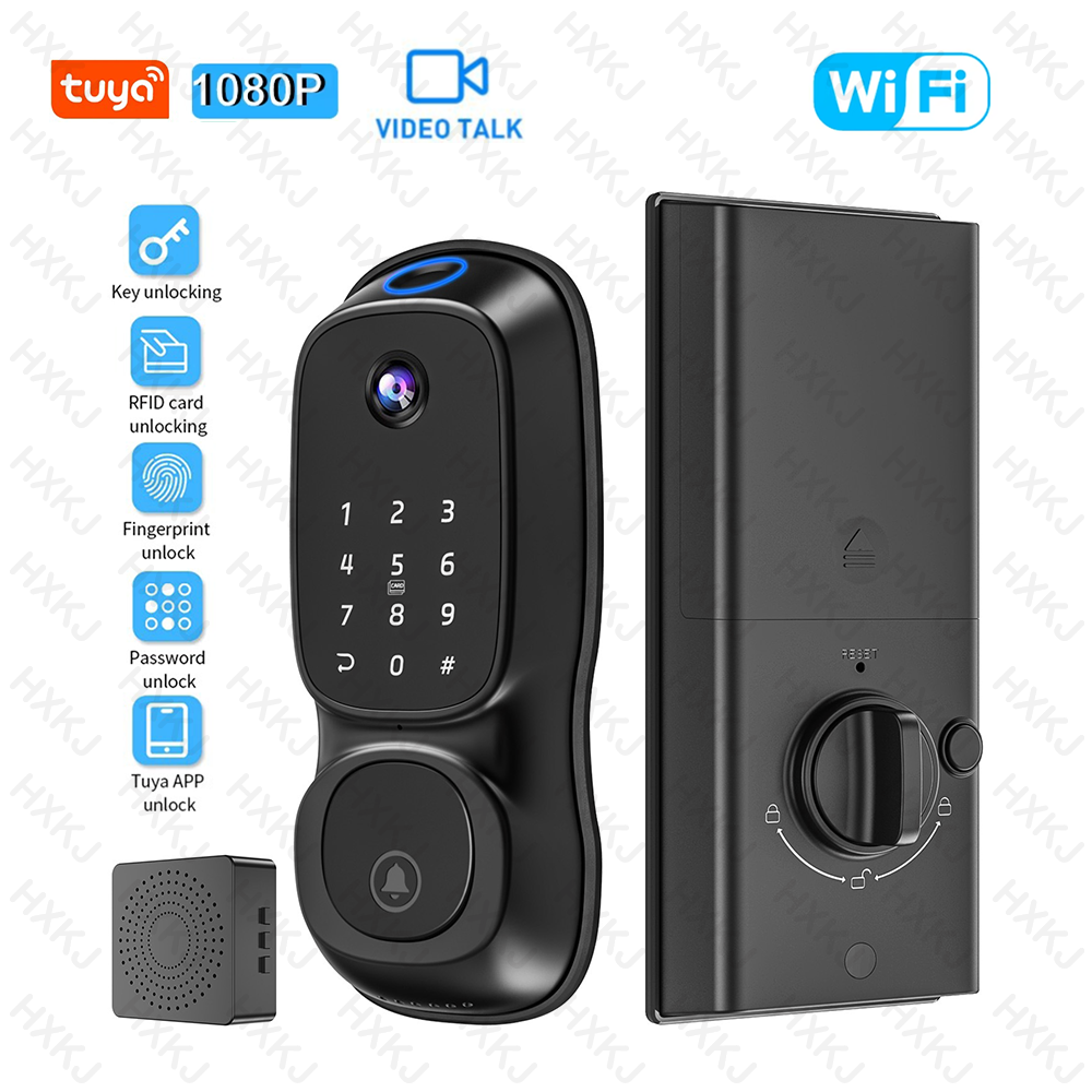 Electronics & Gadgets Starting With D - Tuya Wifi Smart Door Lock ‎Camera