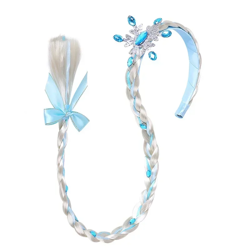Elsa Gadget - Frozen Wig Braid Princess Hairband Girl