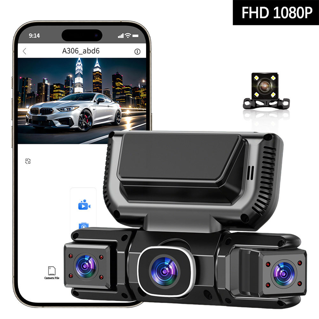 Panoramic Dash Cam 360 - 4 Camera 360 Degrees Car DVR
