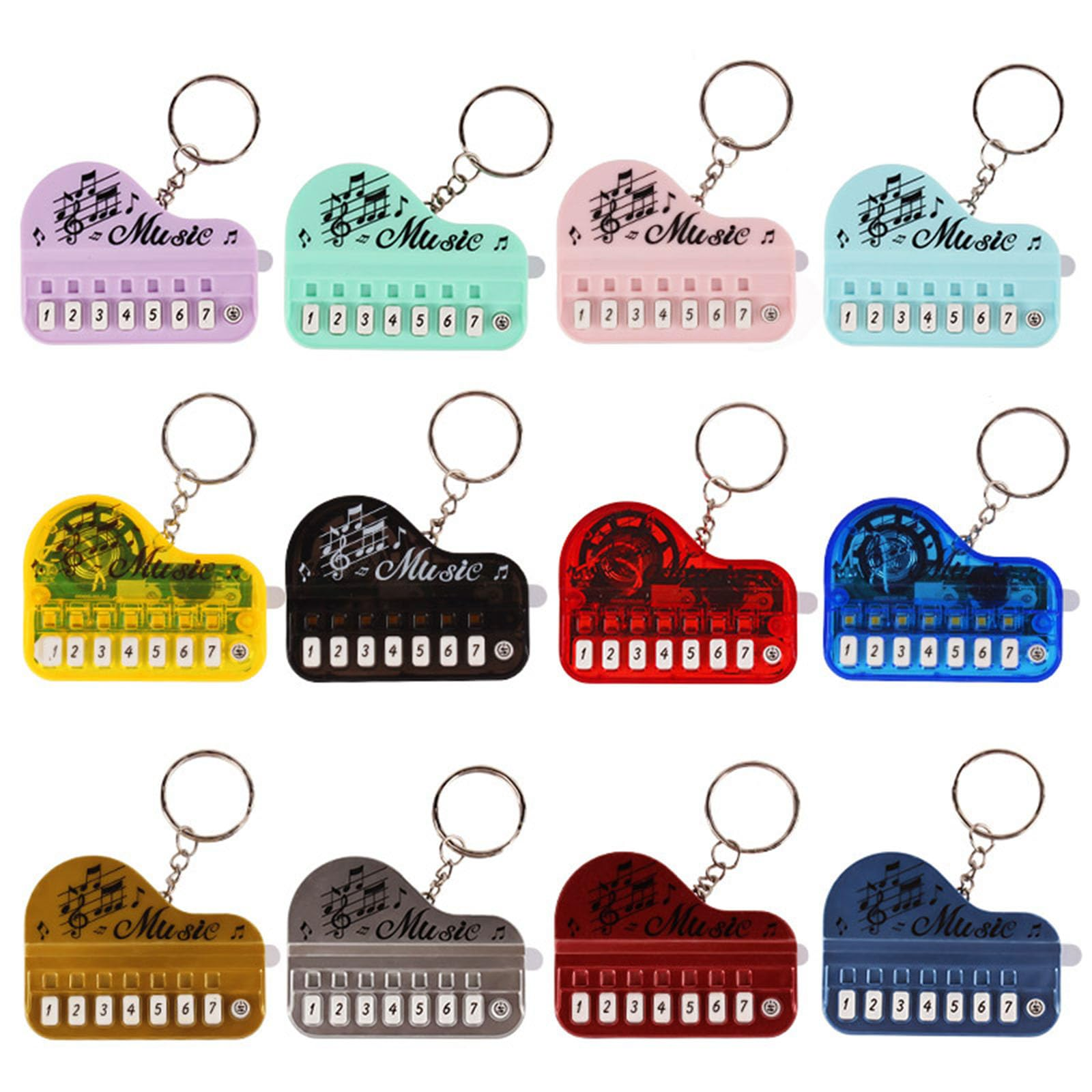 Electronics Gadgets Bag - Mini Electronic Piano Keychain - Playable