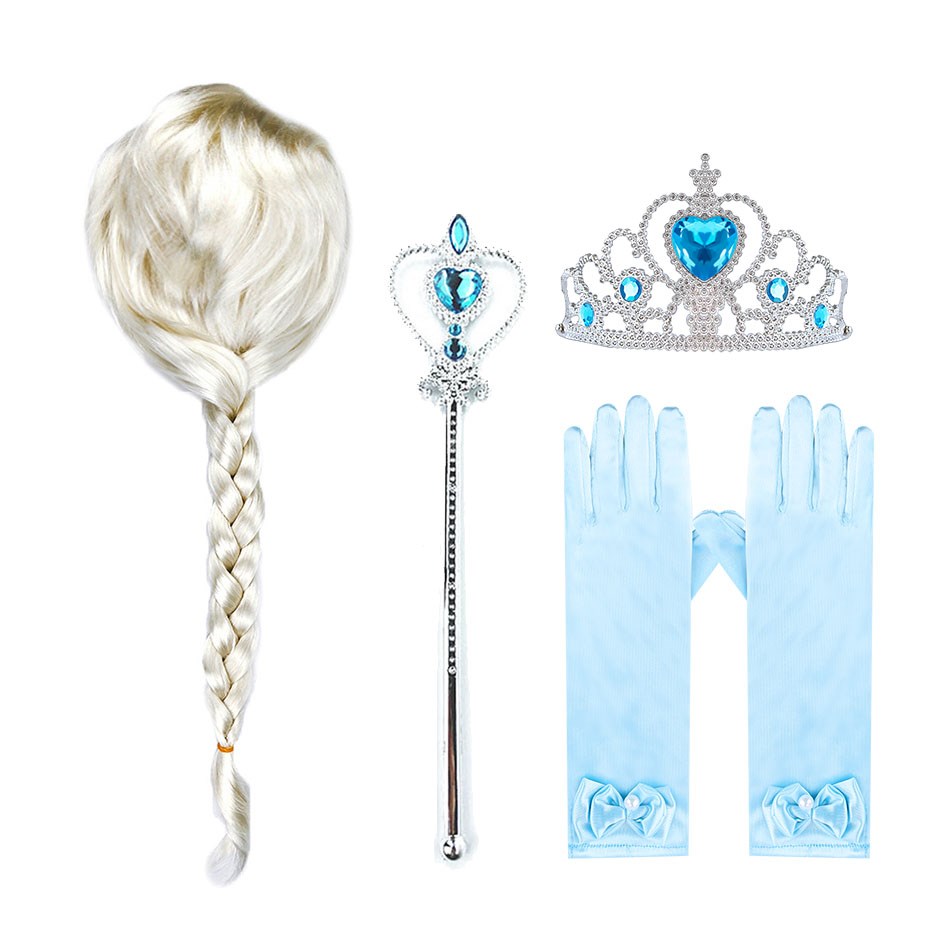 Elsa Gadget - Girls Elsa Wig Kids Cosplay Snow
