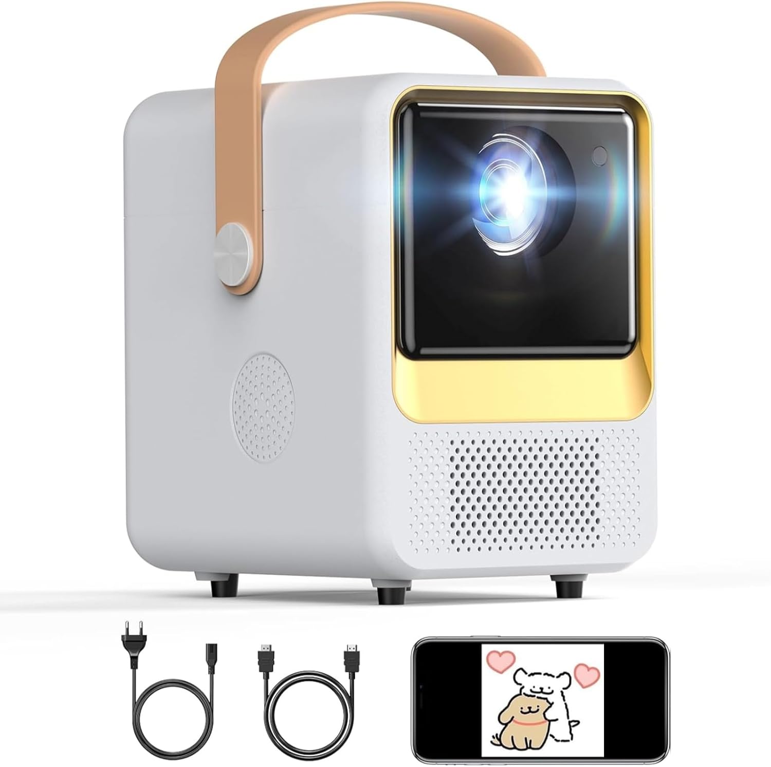 Mini Projector Portable - Mini Projector WiFi for Tufting, 5.2