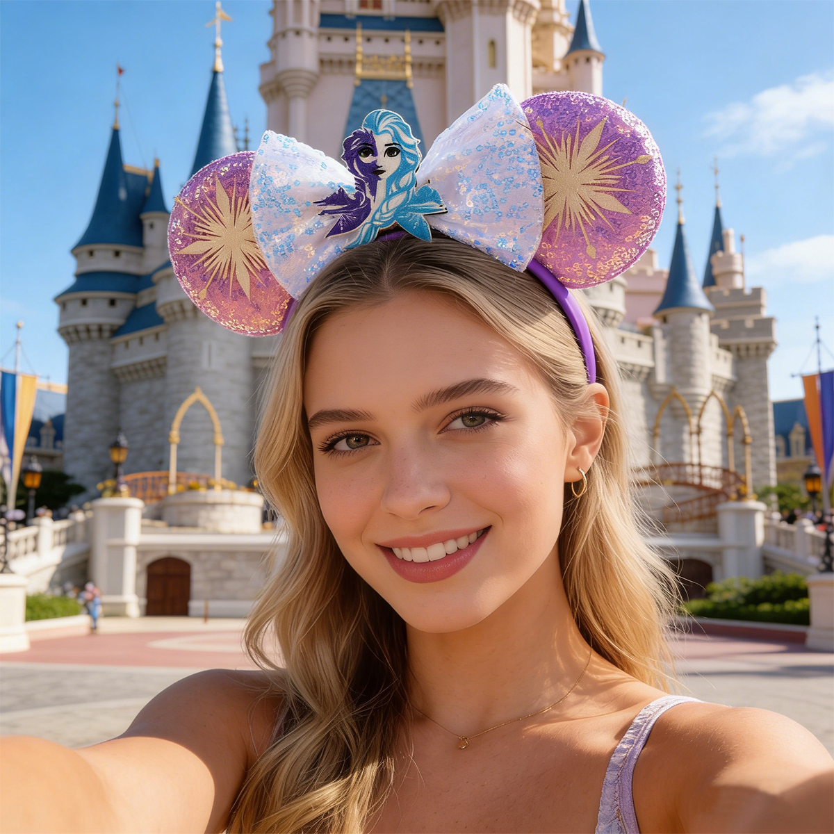 Frozen Elsa Olaf Sequin Bow Mo - огляд і ціна Elsa Gadget