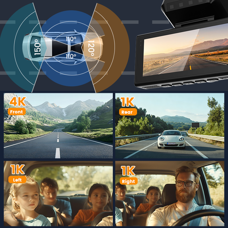 2026 WiFi GPS Car DVR Cam Vide - огляд і ціна Panoramic Dash Cam 360