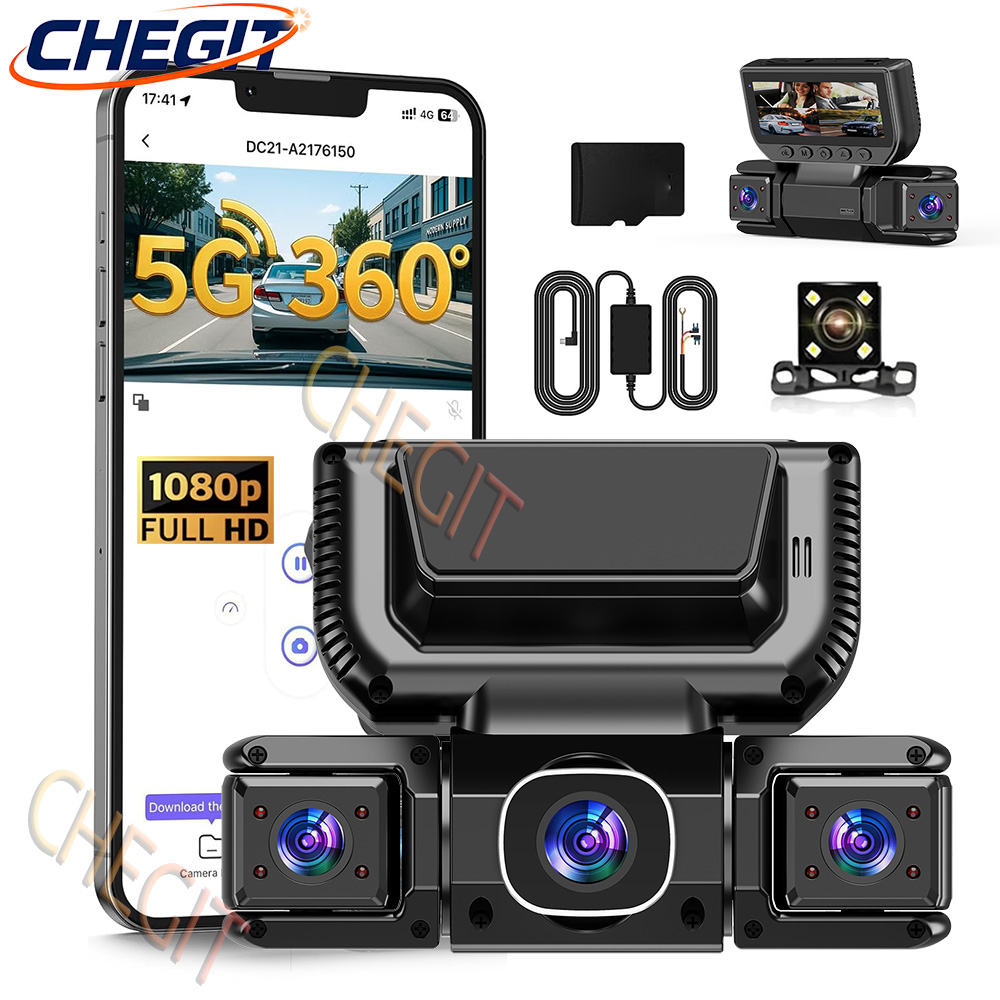 4Camera 360° Rotatable WIFI Da - огляд і ціна Panoramic Dash Cam 360