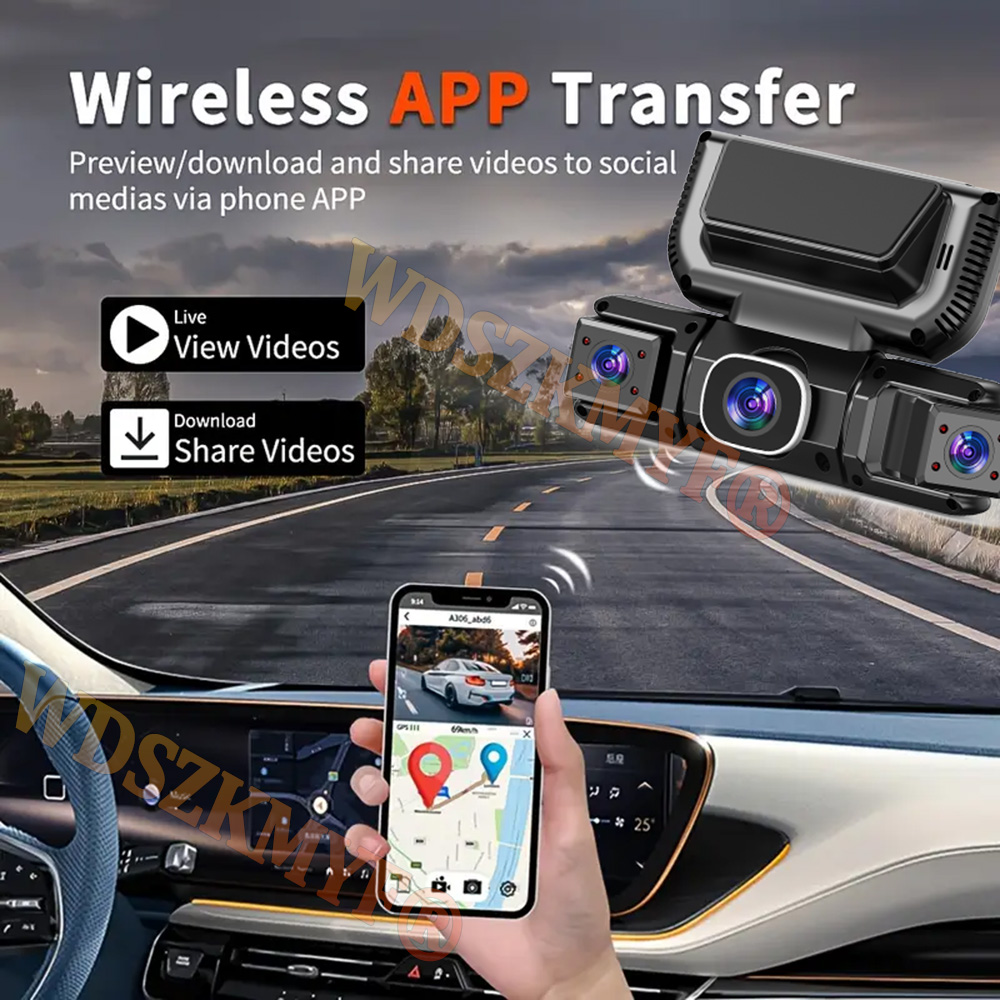 4Camera 360° Rotatable WIFI Da - огляд і ціна Panoramic Dash Cam 360