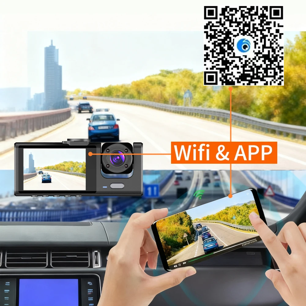 Dash Cam 3 Channel Car 360°All - огляд і ціна Panoramic Dash Cam 360
