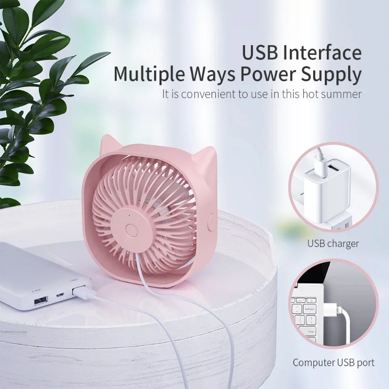 Mini USB Fan Table Small Fan E - огляд і ціна Smart Electronics Gadgets For Home