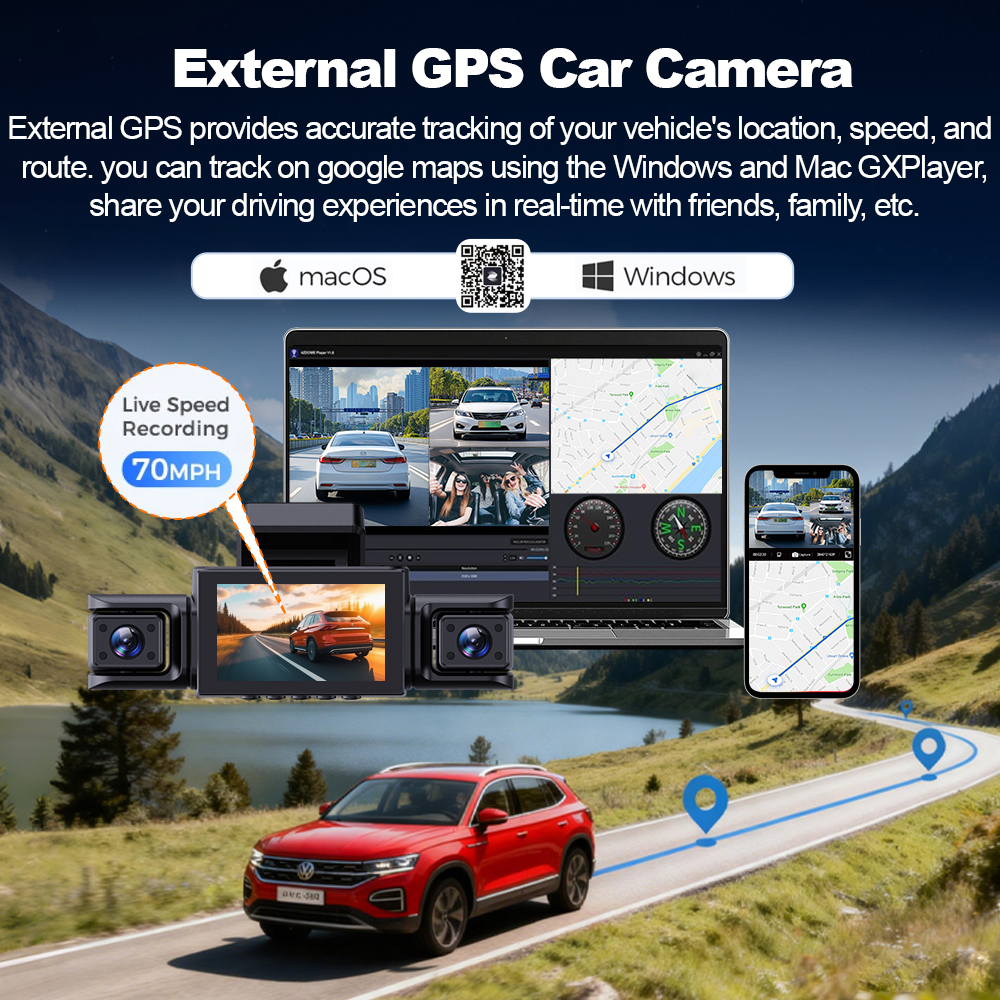 BEPOCAM 4K Dash Cam 4 Channel  - огляд і ціна Panoramic Dash Cam 360