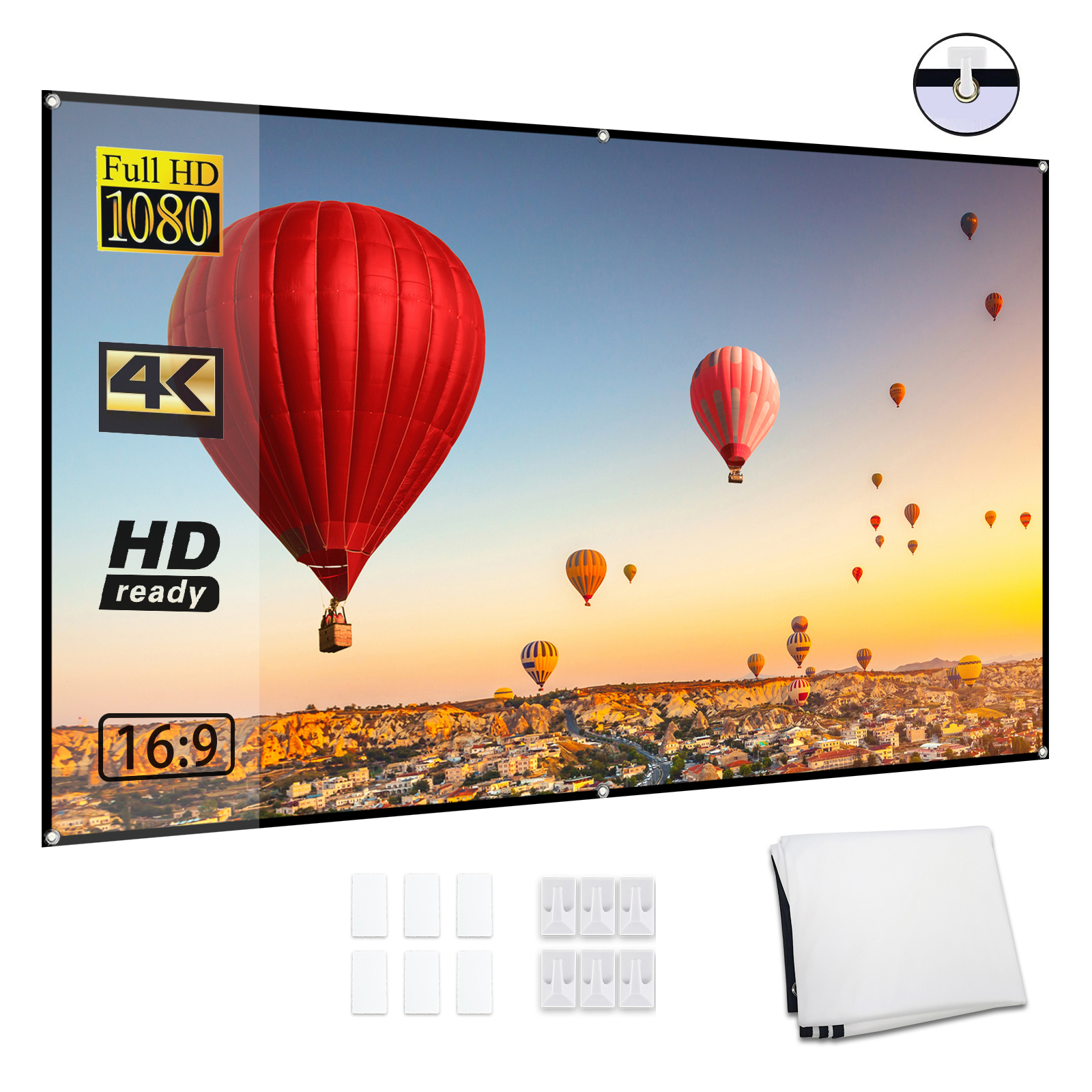 80-inch Portable HD Projector  - огляд і ціна Mini Projector Portable