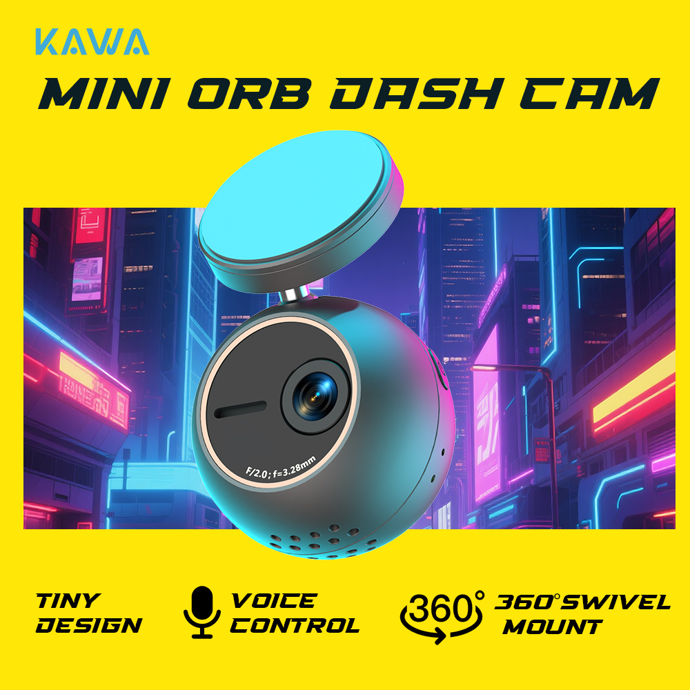 Dash Cam KAWA MINI ORB Tiny Vi - огляд і ціна Panoramic Dash Cam 360