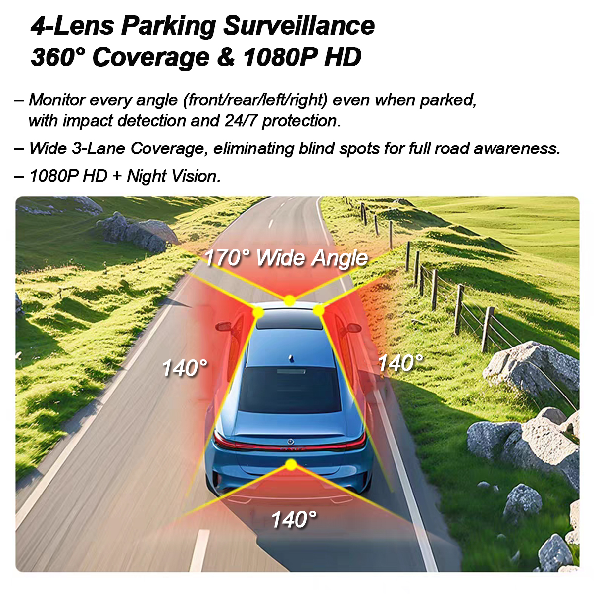 DashCam Car Dvr Video Recorder - огляд і ціна Panoramic Dash Cam 360